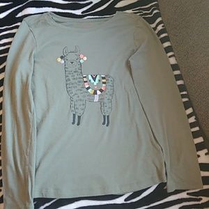 Cat and Jack large girls t-shirt long sleeve